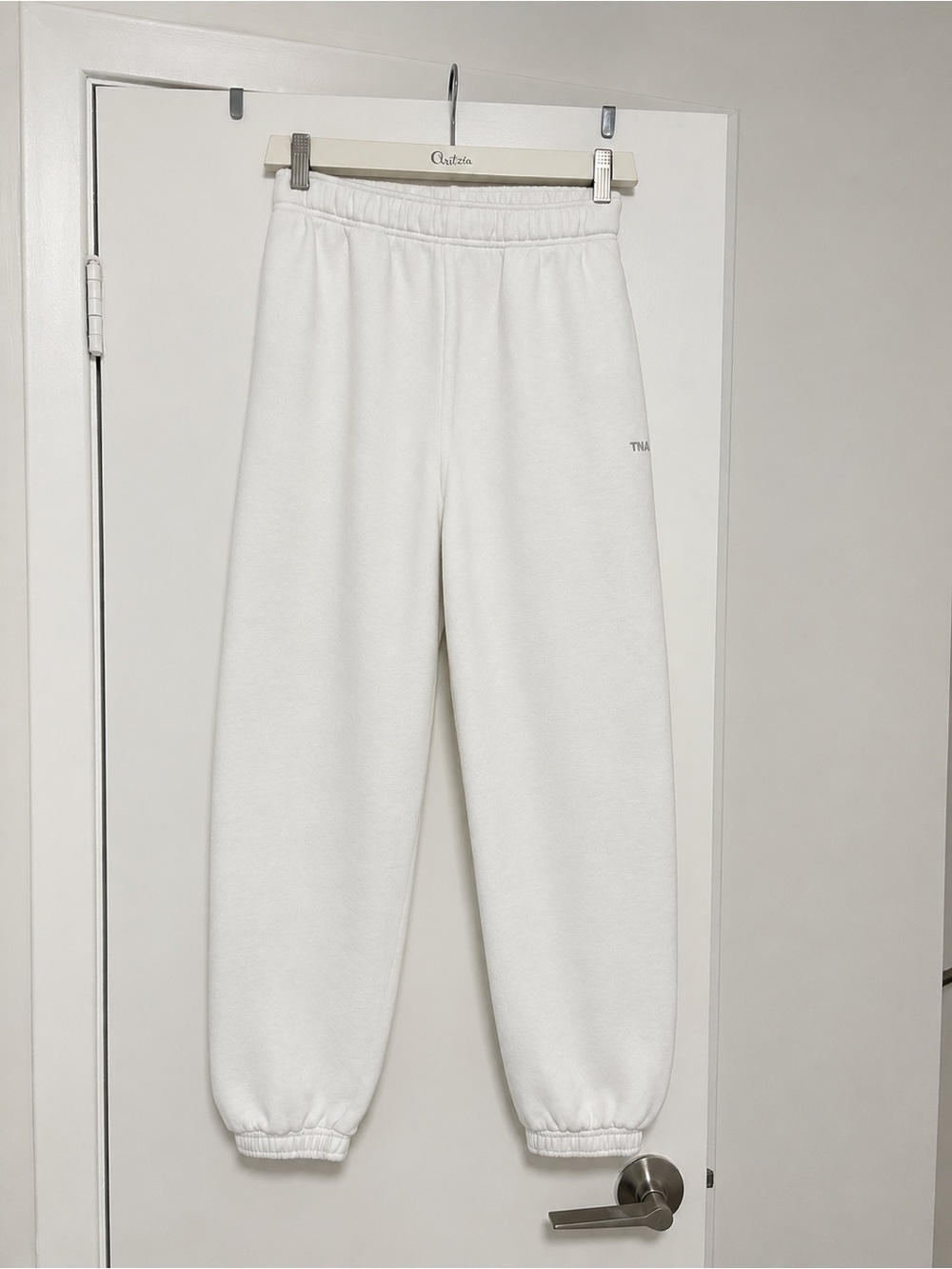 TNA Aritzia Mega Joggers - White